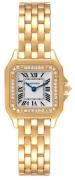 Cartier Damklocka WJPN0015 Panthere De Vit/18 karat gult guld