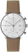 Junghans Herrklocka 27/4502.04 Max Bill Vit/Läder Ø40 mm