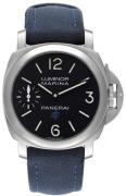 Panerai Herrklocka PAM00777 Luminor Svart/Läder Ø44 mm