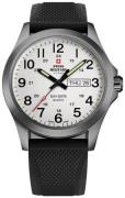 Swiss Military Herrklocka SMP36040.21 Chrono Vit/Gummi Ø42 mm