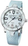 Ulysse Nardin Damklocka 8103-101-3-03 Ladies Diver Blå/Gummi Ø40 mm