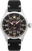 AVI-8 Herrklocka AV-4097-03 Hawker Hurricane Svart/Läder Ø46 mm