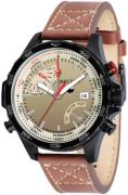 Sector Herrklocka R3251507001 Beige/Läder Ø46 mm