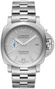 Panerai Herrklocka PAM00977 Luminor Silverfärgad/Stål Ø42 mm