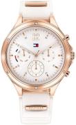 Tommy Hilfiger Damklocka 1782280 Vit/Roséguldstonat stål Ø38 mm