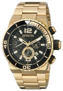 Invicta Herrklocka 1343 Pro Diver Svart/Guldtonat stål Ø48 mm