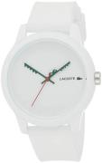 Lacoste 12.12 Herrklocka 2011069 Vit/Gummi Ø42 mm