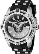 Invicta Herrklocka 42066 NFL Svart/Stål Ø40 mm