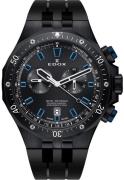 Edox Herrklocka 10109-37NBUCA-NIBU Delfin Svart/Gummi Ø43 mm