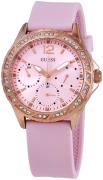 Guess Damklocka W0032L9 Rosa/Gummi Ø40 mm