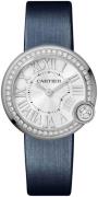 Cartier Damklocka W4BL0003 Ballon Blanc De Silverfärgad/Satin Ø30 mm