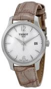 Tissot Damklocka T063.210.17.117.00 Tradition Lady Vit/Läder Ø33 mm