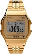 Timex TW2R79200 LCD/Gulguldtonat stål
