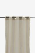 Venture Home - Gardin Kaya med öljett 2-pack - Beige - Kanallängder - ...