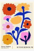 Pelcasa - Poster Flower Market. Stockholm - Beige - Posters - Från Hom...