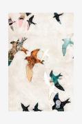 Malerifabrikken - Poster Abstract Birds 1 - Beige - Posters - Från Hom...