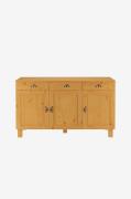 Loft24 - Sideboard Toscana 3 dörrar/3 lådor - Brun - Skänkar & sideboa...