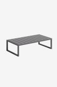 Kave Home - Soffbord Comova, 60 x 114 cm - Svart - Soffbord utomhus - ...