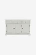 NovaSolo Furniture - Sideboard Classic med 3 dörrar Provence - Vit - S...