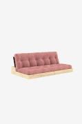 Karup Design - Base Bäddsoffa Tre sittplatser - Rosa - Bäddsoffor - Fr...