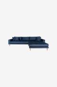 House Nordic - Loungesoffa Lido - Blå - 4-sits soffor - Från Homeroom