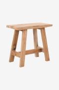 House Nordic - Bänk Barcelona, teak, 50x25xh45 cm - Brun - Bänkar - Fr...