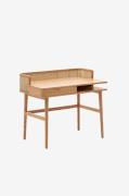 Kave Home - Skrivbord Araxi - Brun - Skrivbord - Från Homeroom