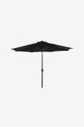 NORDFORM - PARASOLL M/VEV M/SOLCELL/LED M/LUTNING D3M - Svart - Paraso...