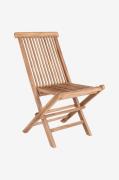 House Nordic - Däckstol Toledo Teak, 2-pack - Brun - Matstolar - Från ...