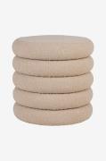House Nordic - Puff Brooklyn - Beige - Fotpallar & puffar - Från Homer...