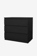Tvilum - Naia Byrå 3 lådor - Paket - Svart - Byråar - Från Homeroom