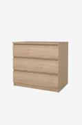 Tvilum - Naia Byrå 3 lådor - Brun - Byråar - Från Homeroom