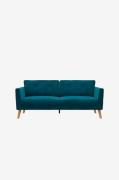 CosmoLiving by Cosmopolitan - Soffa 3-sits soffa Gloria - Blå - 3-sits...