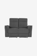 Loft24 - Soffa 2-sits Elektrisk Southbrook - Grå - 2-sits soffor - Frå...