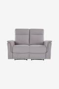 Loft24 - Soffa 2 sittplatser Manual Southbrook - Grå - 2-sits soffor -...
