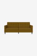 Dorel Home - Bäddsoffa 3-sits Hartford - Gul - Bäddsoffor - Från Homer...