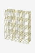 Loft24 - Vägghylla med 12 fack Metall Liten Cup Rack - Beige - Hyllor ...