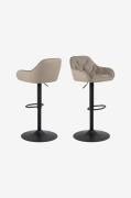 NORDFORM - Brooke barstol 2-pack - Beige - Barstolar & pallar - Från H...