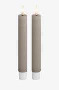 DeluxeHomeart - LED Taper Candle 2,2x15 cm 2 st - Beige - Ljus - Från ...