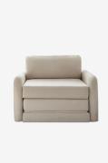 Hanah Home - Bäddsoffa med 1 sittplats Nest - Vit - Bäddsoffor - Från ...