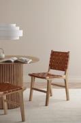 Kave Home - Stol Calixta 2-pack - Brun - Stolar - Från Homeroom