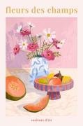 Pelcasa - Affisch Fleur - Rosa - Posters - Från Homeroom