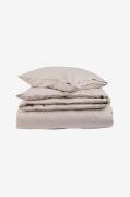 Lexington - Randigt bäddset Lyocell Flanell - Beige - Påslakan - Från ...