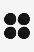 Skinnwille - Fårskinn Cushion Round Curly 4-pack - Svart - Sittkuddar ...