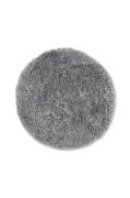 Skinnwille - Fårskinnsdyna rund Curly - Grå - Sittkuddar & stolsdynor ...