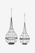 Wikholm Form - HangPot Karolina S/2 - Svart - Utedekoration - Från Hom...