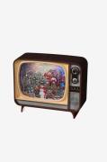 Konstsmide - Vattenfylld lykta Tv, snögubbe och träd LED 17,6 cm - Bru...