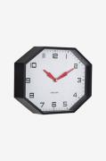 Karlsson - Väggklocka Modern Factory Octagon - Svart - Väggklockor & b...