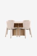 Venture Home - Matbord Strada med Astoria-stol - Beige - Matgrupper - ...