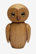 Spring Copenhagen - Trädekoration Clever Owl 10 cm - Natur - Prydnadss...